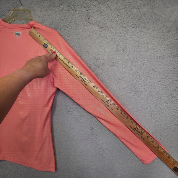 Columbia Top Womens M Pink PFG Tidal‎ Deflector UPF 50 Omni Shade Fishing Sports - Picture 13 of 16